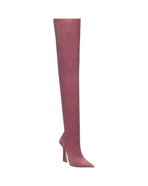 Stuart Weitzman Purple Over-Knee Boots