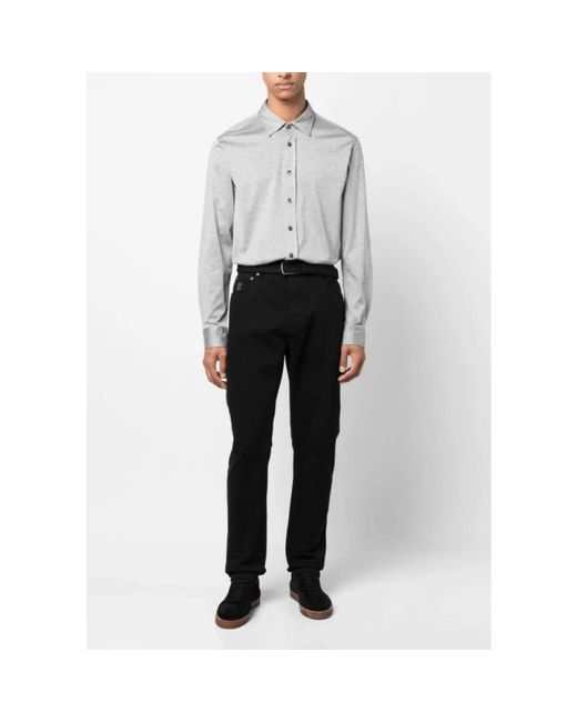 Brioni Gray Casual Shirts for men