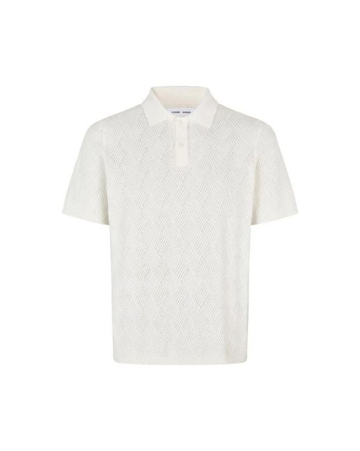 Samsøe & Samsøe White Polo Shirts for men
