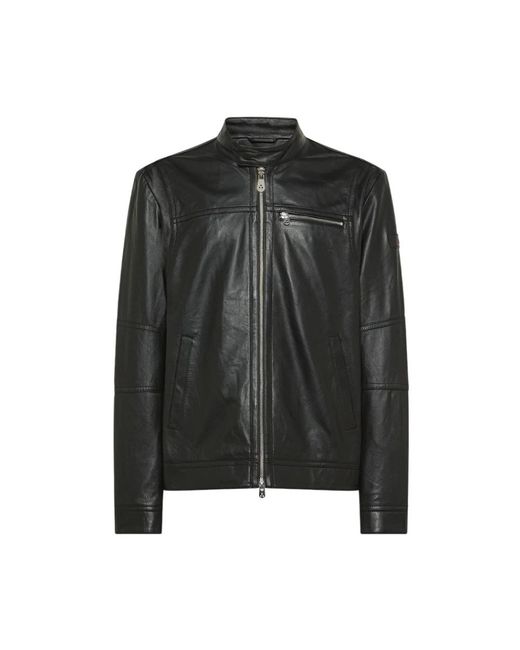 Leather Jackets Peuterey pour homme en coloris Black