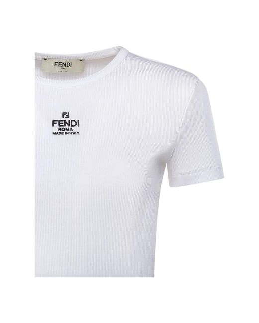 Fendi White T-Shirts