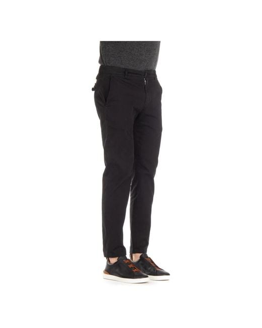 Department 5 Black Chinos for men