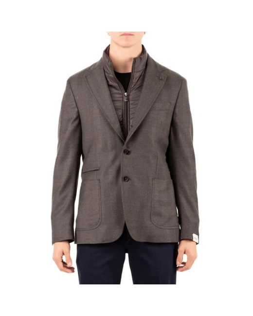 Paoloni Brown Blazers for men