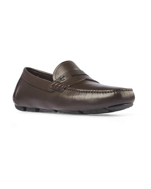 Ferragamo Instappers in het Brown voor heren