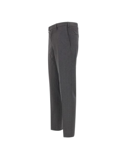 PT Torino Gray Suit Trousers for men
