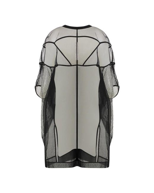 Rick Owens Overhemden ,Zwart ,Coats in het Black
