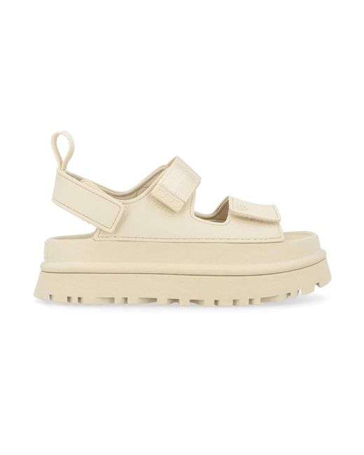 Ugg White Flat Sandals