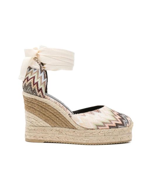 Missoni Metallic Wedges