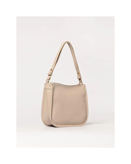 Liu Jo Natural Elegante Perforierte Leder-Schultertasche