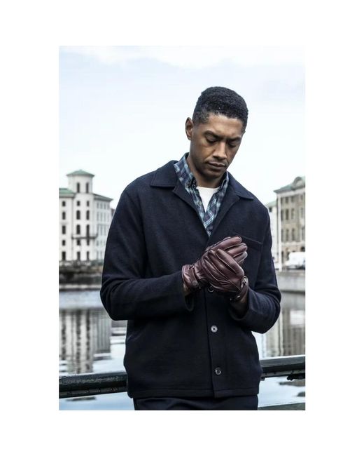 Hestra Purple Gloves for men