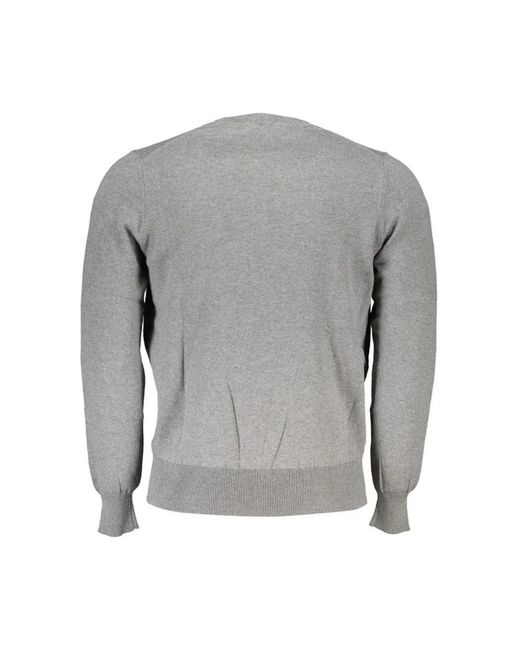 North Sails Gray Round-Neck Knitwear for men