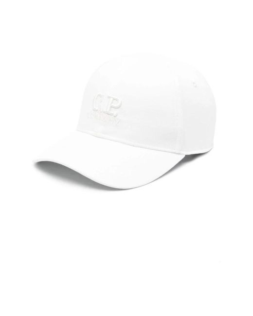 C P Company White Cappello 103 stylische mütze