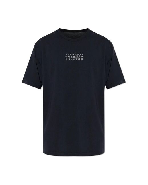 MM6 by Maison Martin Margiela T-Shirts in het Blue voor heren