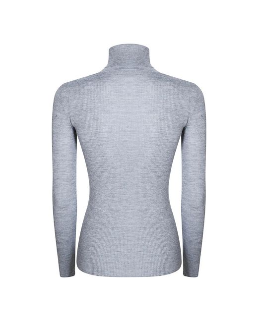 Elisabetta Franchi Blue Turtlenecks
