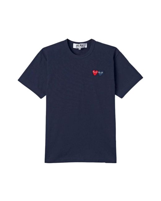 COMME DES GARÇONS PLAY Blue T-Shirts for men