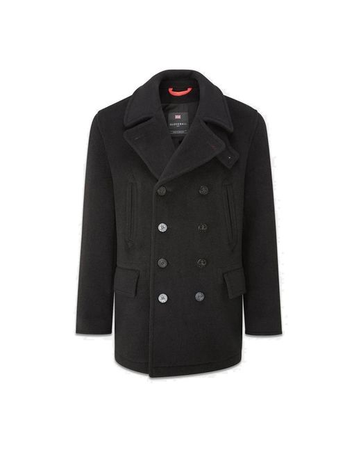 Gloverall Black Double-Breasted Coats for men