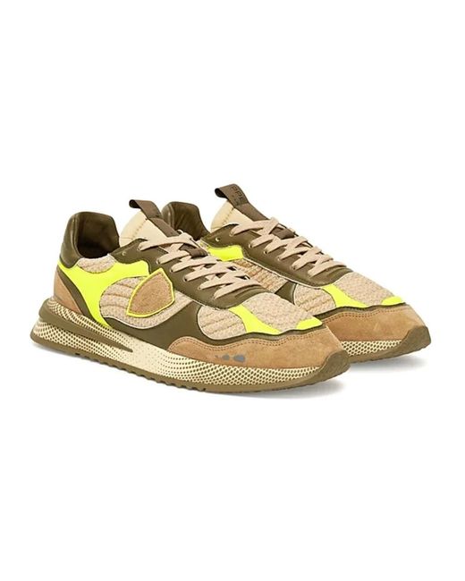 Philippe Model Yellow Sneakers for men