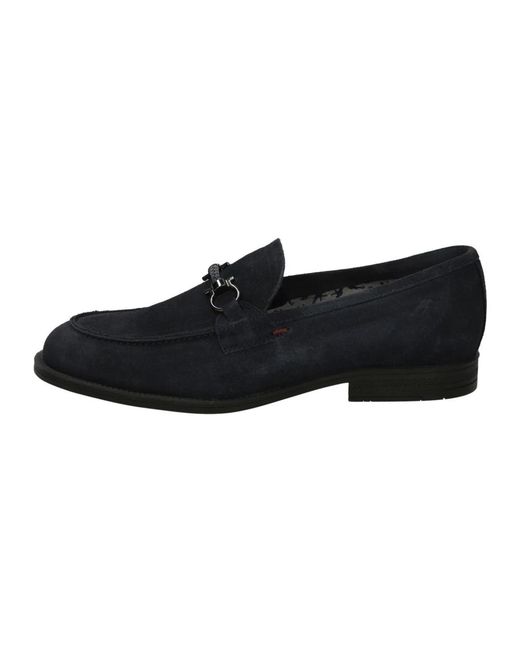 Fluchos Black Loafers for men