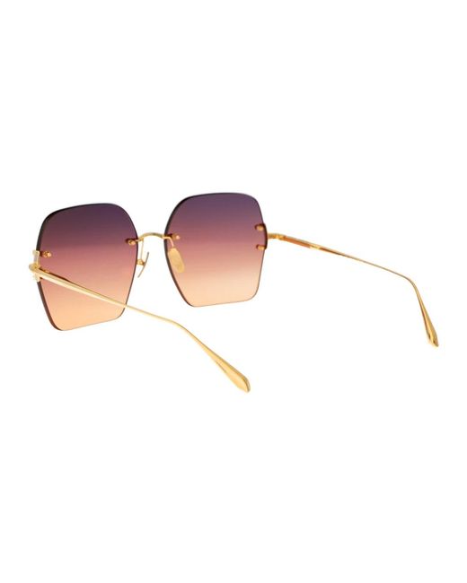 Linda Farrow Pink Stylische carina sonnenbrille für den sommer