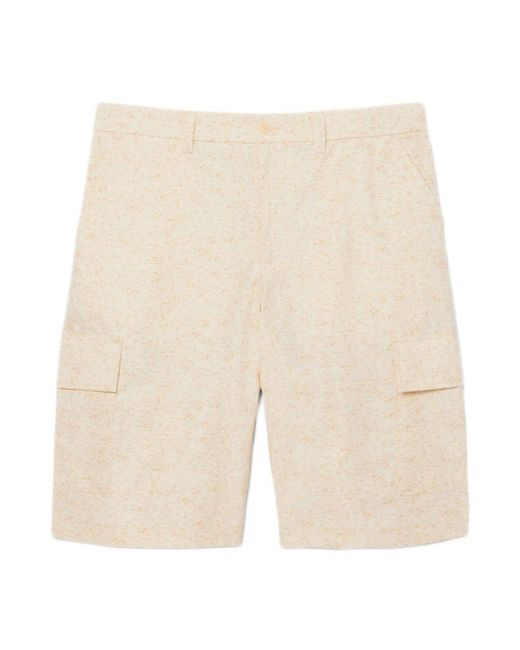Lacoste Natural Long Shorts for men