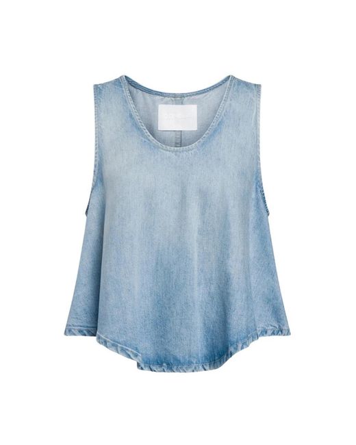 Dondup Blue Sleeveless Tops
