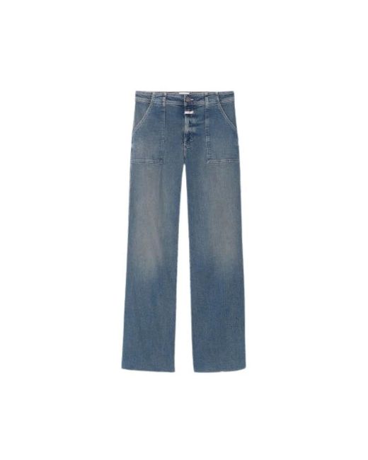 Closed Blue Straight Fit Jeans
