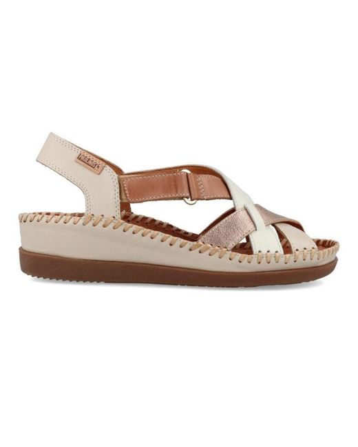 Pikolinos Brown Flat Sandals
