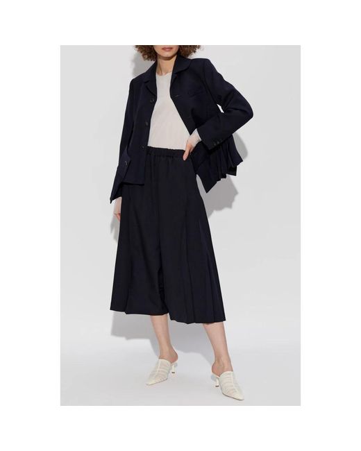 Wide Trousers Comme des Garçons de color Blue