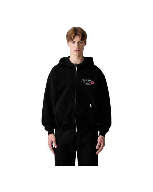 Represent Zip-Through Hoodie in het Black voor heren