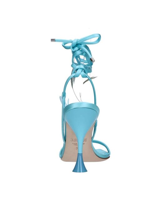 3Juin Blue High Heel Sandals