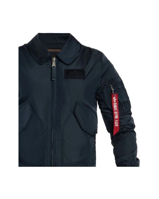 Alpha Industries Blue Bomber Jackets for men