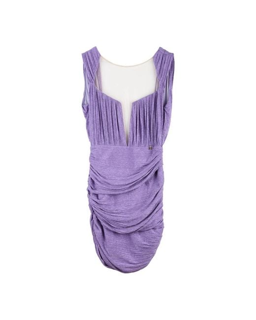 Elisabetta Franchi Purple Party Dresses