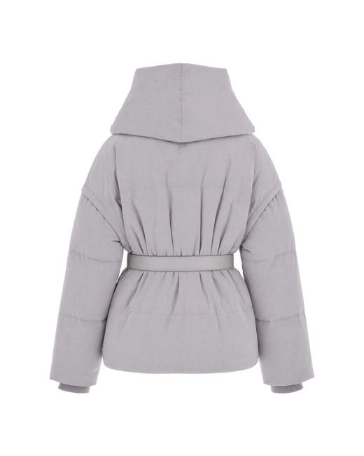 Patrizia Pepe Gray Winter Jackets