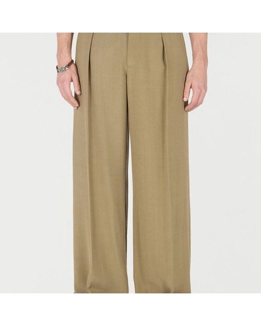 Wide Trousers Roberto Cavalli de hombre de color Natural