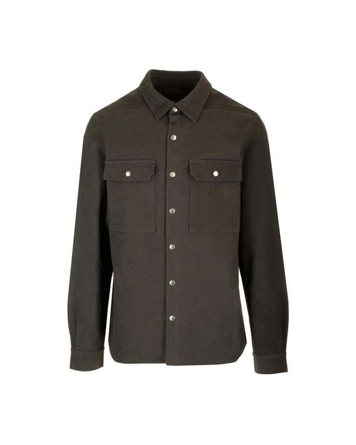 Rick Owens Black Light Jackets for men