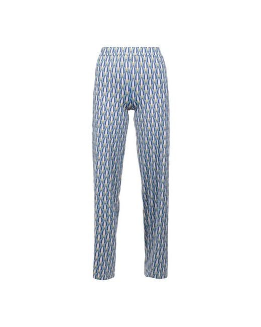 Maliparmi Blue Slim-Fit Trousers