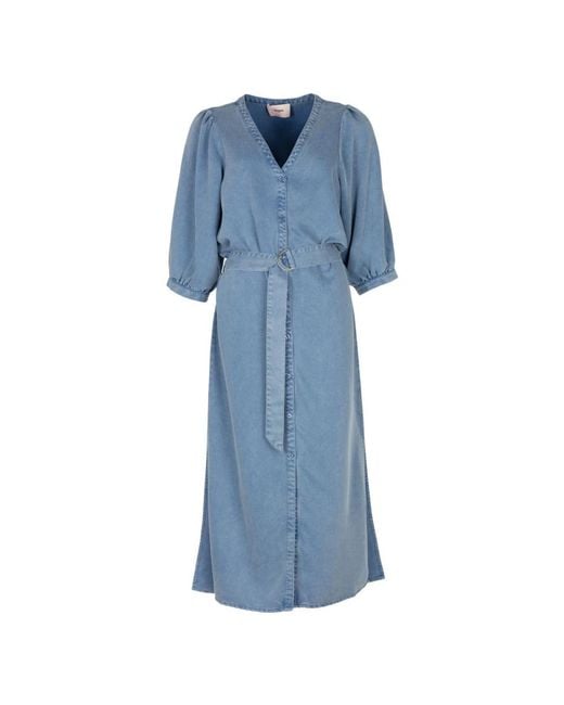 Freebird by Steven Blue Midi Dresses