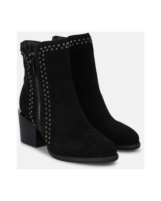 Alma En Pena. Black Cowboy & Biker Boots