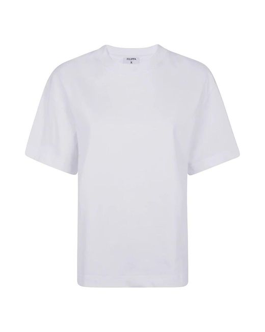 Filippa K White Oversized tee shirt