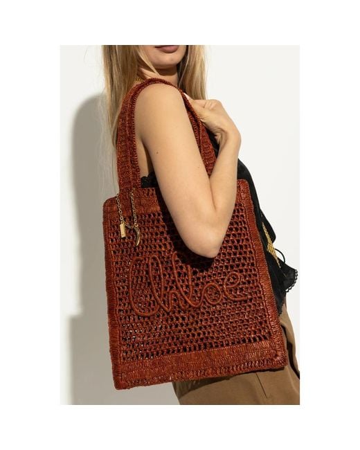 Chloé Tote Bags in het Red