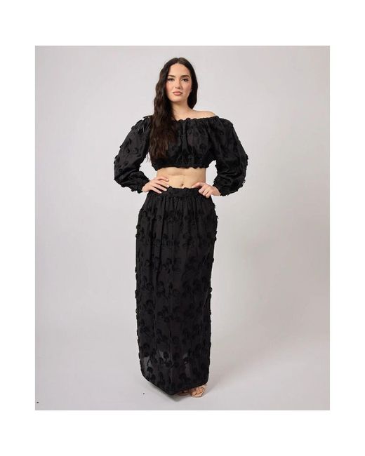 Maxi Skirts Jijil de color Black