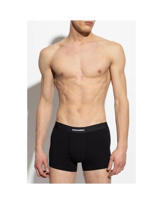 DSquared² Black Bottoms for men