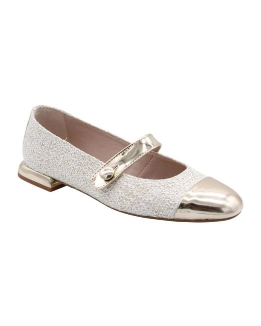 E mia White Ballerina Shoes
