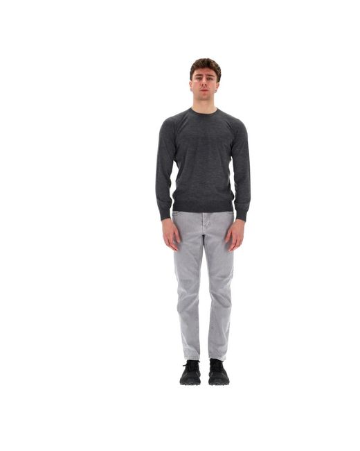 Brunello Cucinelli Round-Neck Knitwear in het Black voor heren