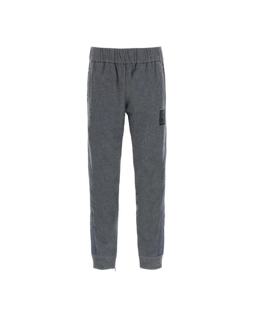 Fendi Gray Sweatpants for men