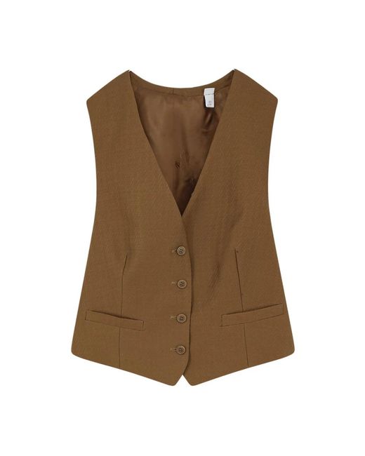 Burberry Brown Vests
