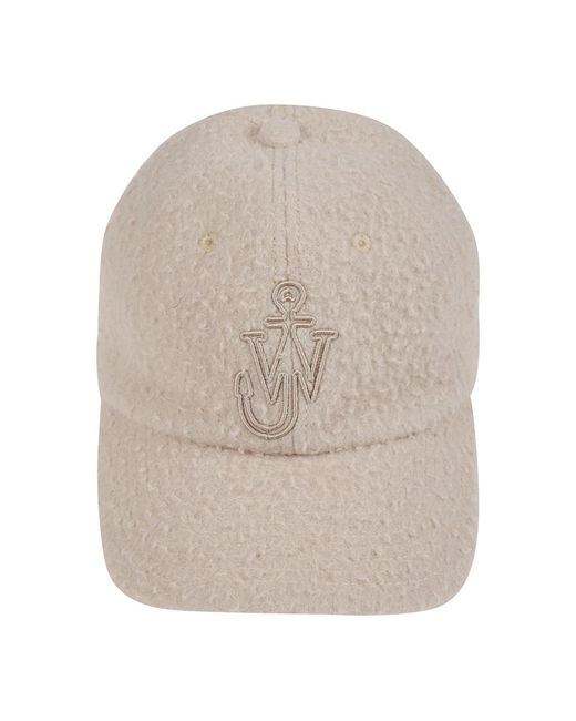 J.W. Anderson Strukturierte Baumwoll-Baseballkappe in Natural für Herren