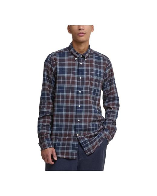Barbour Blue Shirt Shirt Fortrose Tailored Shirt for men