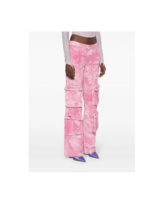 Jeans > wide jeans Blumarine en coloris Pink