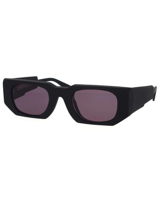 Kuboraum Stijlvolle Gezichtsmasker Zonnebril in het Purple